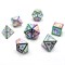 7-Piece Metal RPG Dice Set — Forge White - photo 29982