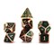7-Piece Metal RPG Dice Set — Red-Patinated Web - photo 29986
