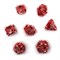 7-Piece Metal RPG Dice Set — Blood Angelic Sword - photo 29993