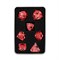 7-Piece Metal RPG Dice Set — Blood Angelic Sword - photo 29994