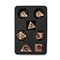 7-Piece Metal RPG Dice Set — Bronze Gears - photo 30002