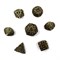 7-Piece Metal RPG Dice Set — Patterned Light Bronze - photo 30014
