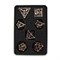 7-Piece Metal RPG Dice Set — Dark Crescent - photo 30021