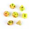 7-Piece RPG Dice Set — Tropical Mix Yellow-Orange - photo 30032