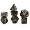 7-Piece Metal RPG Dice Set — Forge Light Bronze - photo 30034