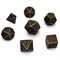 7-Piece Metal RPG Dice Set — Forge Light Bronze - photo 30035