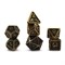 7-Piece Metal RPG Dice Set — Antique-Bronze Web - photo 30040