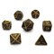 7-Piece Metal RPG Dice Set — Antique-Bronze Web - photo 30042