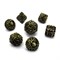 7-Piece Metal RPG Dice Set — Patterned Ancient Bronze - photo 30046