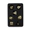 7-Piece Metal RPG Dice Set — Patterned Ancient Bronze - photo 30048
