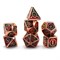 7-Piece Metal RPG Dice Set — Copper-Light Blue Mechanism - photo 30077