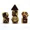 7-Piece Metal RPG Dice Set — Faux-Gold Web - photo 30082