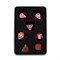 7-Piece Metal RPG Dice Set — Red Mechanism - photo 30092