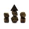 7-Piece Metal RPG Dice Set — Patterned Pyrite - photo 30094