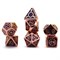 7-Piece Metal RPG Dice Set — Black Mechanism - photo 30099