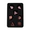 7-Piece Metal RPG Dice Set — Black Mechanism - photo 30102