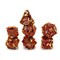 7-Piece Metal RPG Dice Set — Red Angelic Sword - photo 30129