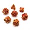 7-Piece Metal RPG Dice Set — Red Angelic Sword - photo 30130