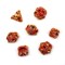 7-Piece Metal RPG Dice Set — Red Angelic Sword - photo 30131