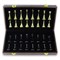 Gift Chess Set "Luxury" Black-Gold 30×30 cm / Board Game (Clearance) - photo 30318