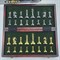 Gift Chess Set 29×29 cm "Gambit Silver/Gold" with Weighted Pieces / Board Game (Clearance) - photo 30435