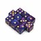 Dice D6 12 mm 10pcs. Purple-Blue Marbled - photo 30655