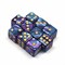 Dice D6 12 mm 10pcs. Blue-Purple Marbled - photo 30663
