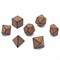 7-Piece RPG Dice Set — Orange Ornament - photo 30671