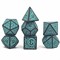 7-Piece RPG Dice Set — Green Ornament - photo 30675
