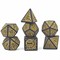 7-Piece RPG Dice Set — Yellow Ornament - photo 30681