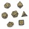 7-Piece RPG Dice Set — Yellow Ornament - photo 30682