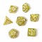 7-Piece RPG Dice Set — Dragon Yellow - photo 30685