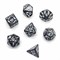7-Piece RPG Dice Set — Dragon Black - photo 30697