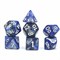 7-Piece RPG Dice Set — Blue-Silver - photo 30714
