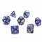 7-Piece RPG Dice Set — Blue-Silver - photo 30715