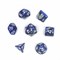7-Piece RPG Dice Set — Blue-Silver - photo 30716