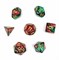 7-Piece RPG Dice Set — Red-Green - photo 30721