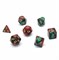 7-Piece RPG Dice Set — Red-Green - photo 30722