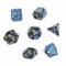 7-Piece RPG Dice Set — Black-Blue - photo 30724
