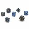 7-Piece RPG Dice Set — Black-Blue - photo 30725