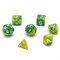 7-Piece RPG Dice Set — Green-Yellow - photo 30728