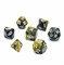 7-Piece RPG Dice Set — Black-Gold - photo 30730