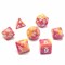 7-Piece RPG Dice Set — Pink-Yellow - photo 30742
