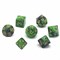7-Piece RPG Dice Set — Black-Green - photo 30749