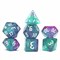7-Piece RPG Dice Set — Green-Purple - photo 30762