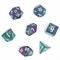 7-Piece RPG Dice Set — Green-Purple - photo 30763