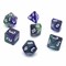 7-Piece RPG Dice Set — Green-Purple - photo 30817