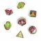 7-Piece RPG Dice Set — Green-Pink - photo 30819