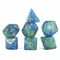 7-Piece RPG Dice Set — Green-Blue - photo 30832