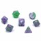 7-Piece RPG Dice Set — Green-Purple - photo 30837